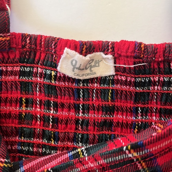 Brandy Melville red plaid tank top - Picture 2 of 2